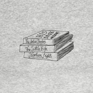 His Dark Materials Book Stack T-Shirt